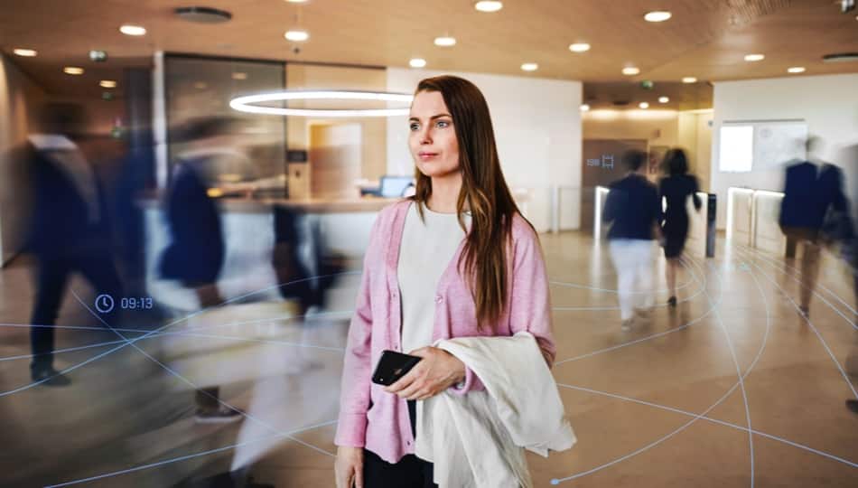 flux de circulation piétonne