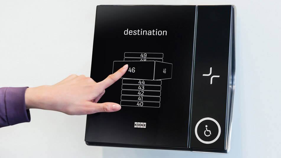 Panneau de commande ascenseur