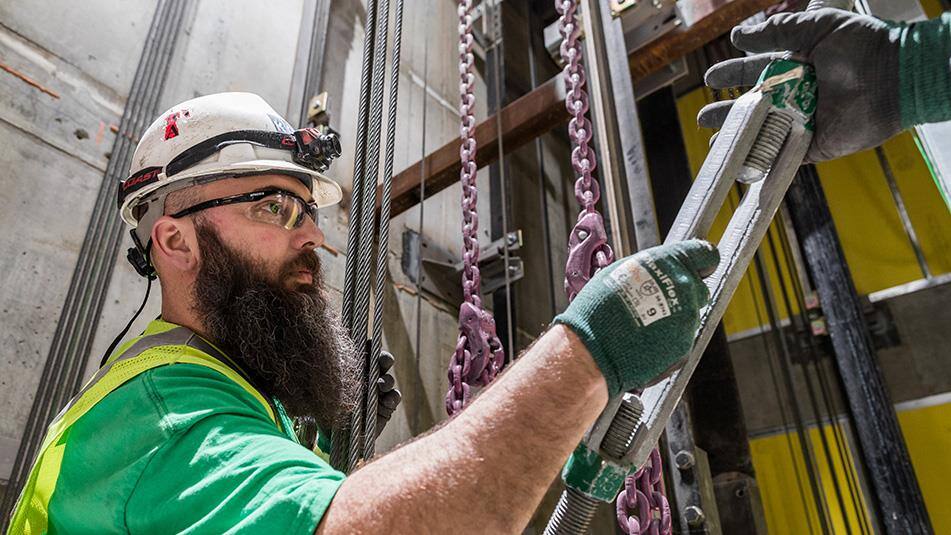 KONE JumpLift can help speed up construction schedules, avoid redundant work, and improve logistics.